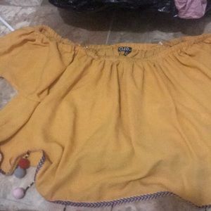 Off the should bohemian shirt